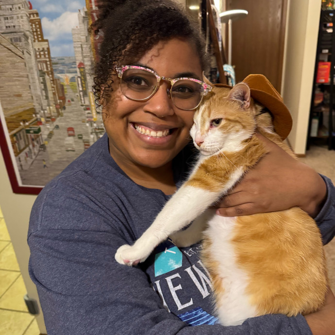 Cat Mom Who Adores Cats