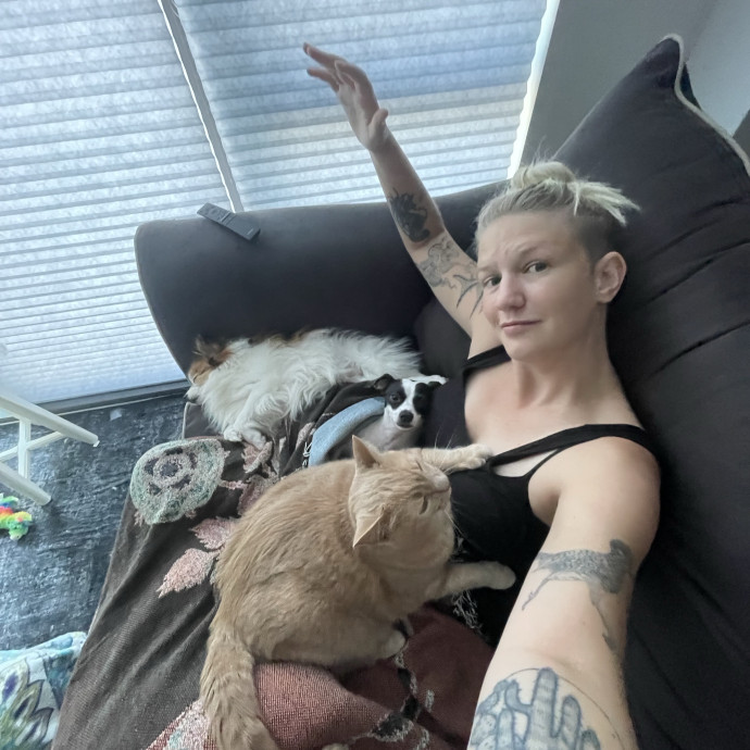 Veteran Cat Sitter - Mosh Pit Enthusiast