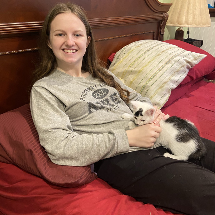 Making New Friends Cat And Human