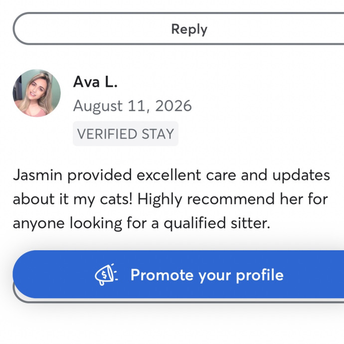 Pawsitivley Reliable Cat-Sitter