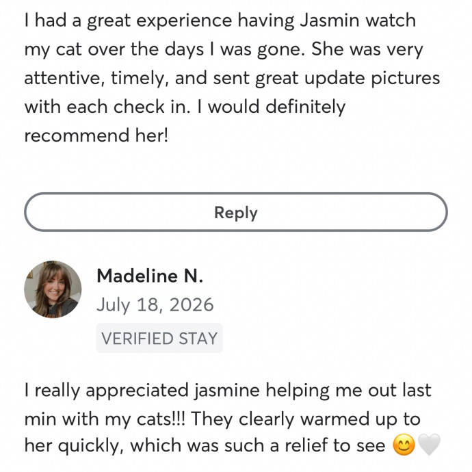 Pawsitivley Reliable Cat-Sitter