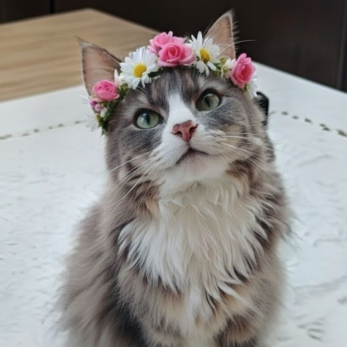A Whisker And A Paw Cat Sitting
