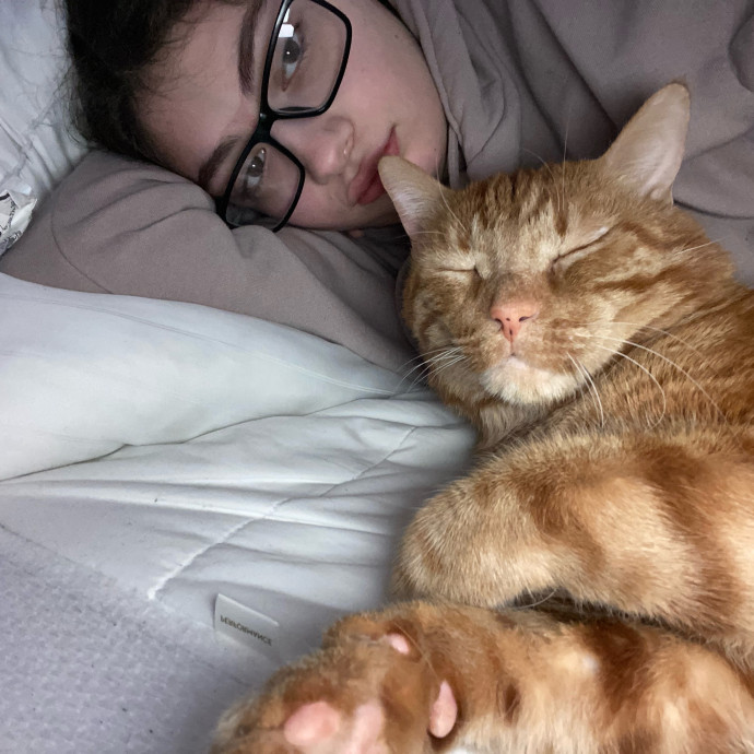 A Confident Cat Caretaker