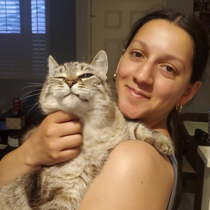 Cat Loving College Student