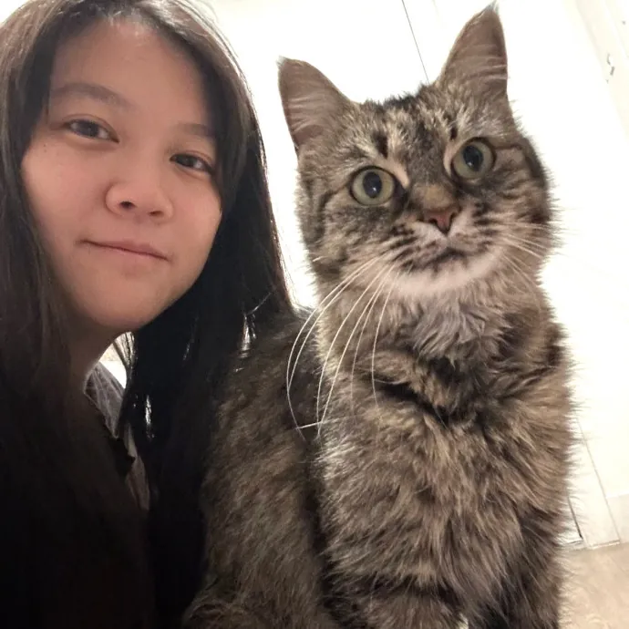 Cat Lover With 2 Cats