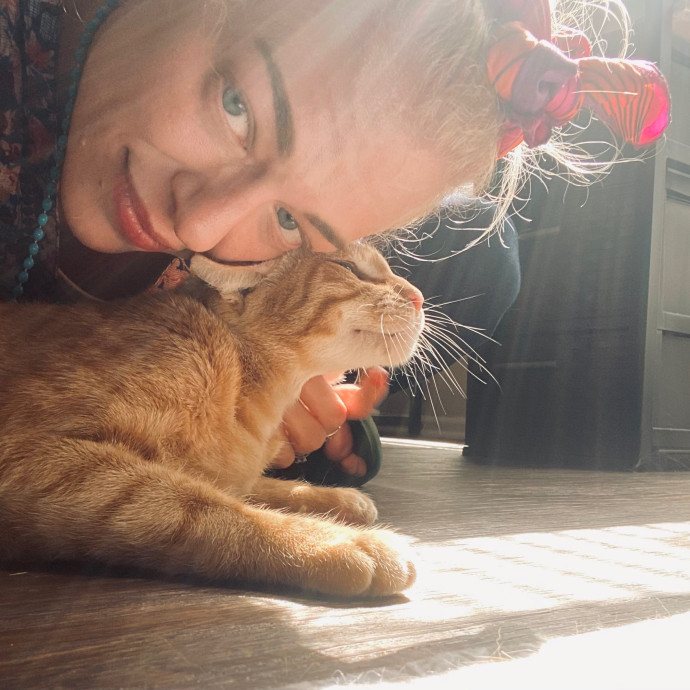 Artist Cat Lover The Purrfect Sitter