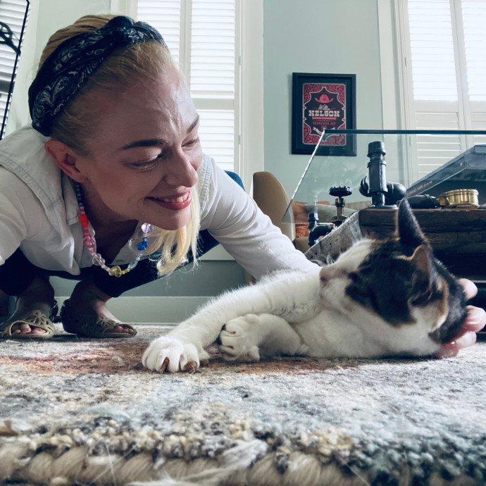 Artist Cat Lover The Purrfect Sitter