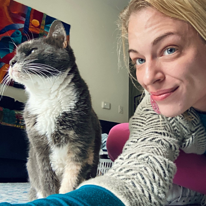 Artist Cat Lover The Purrfect Sitter