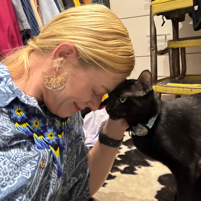 Artist Cat Lover The Purrfect Sitter