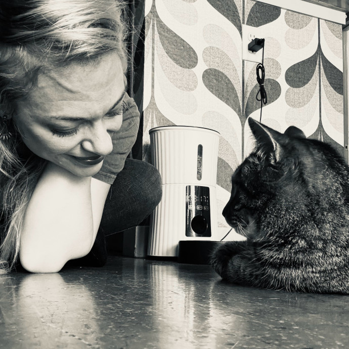 Artist Cat Lover The Purrfect Sitter