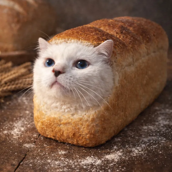 Slow Blinks And Full Food Bowl photo 3