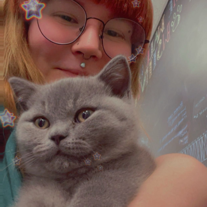 Quirky Cat Loving Redhead