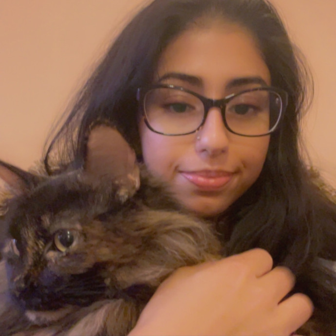 Calm And Caring Kitty Friend