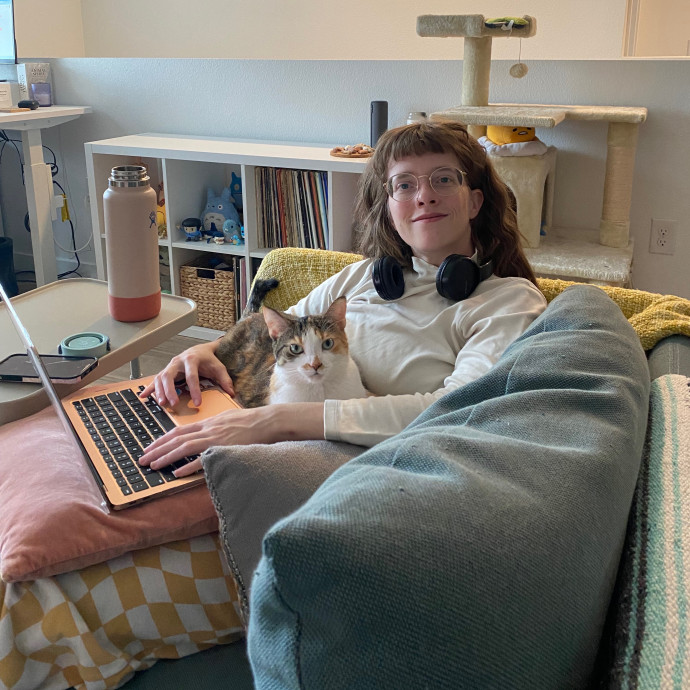 Hollywood Whiskers Cat Sitting By Brooke