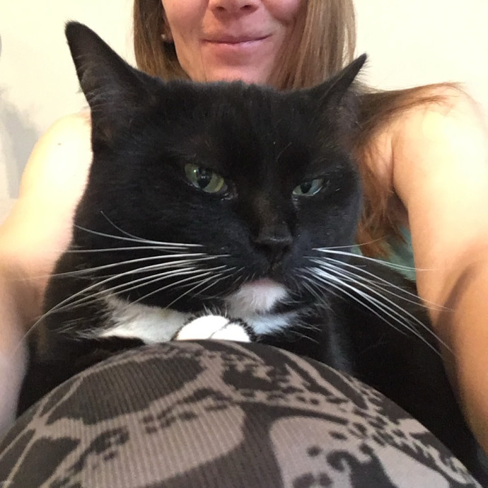 Calm And Reliable Cat Lady