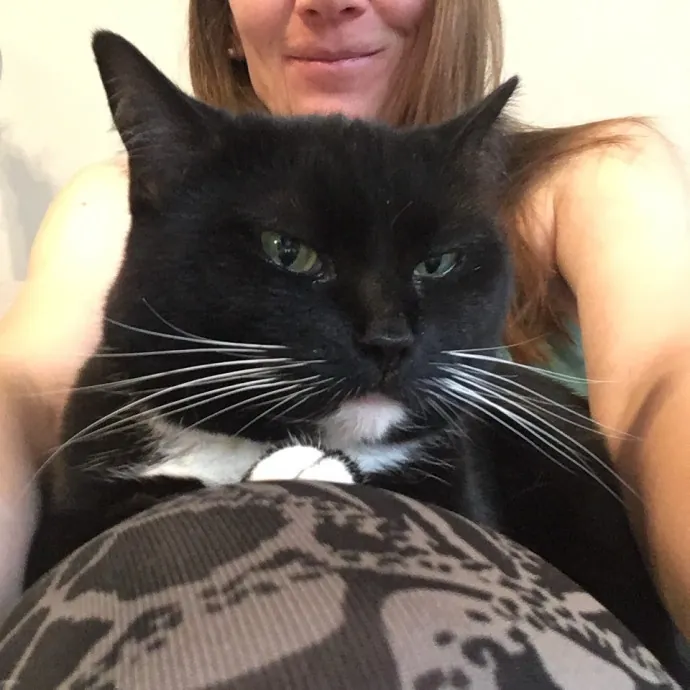 Calm And Reliable Cat Lady