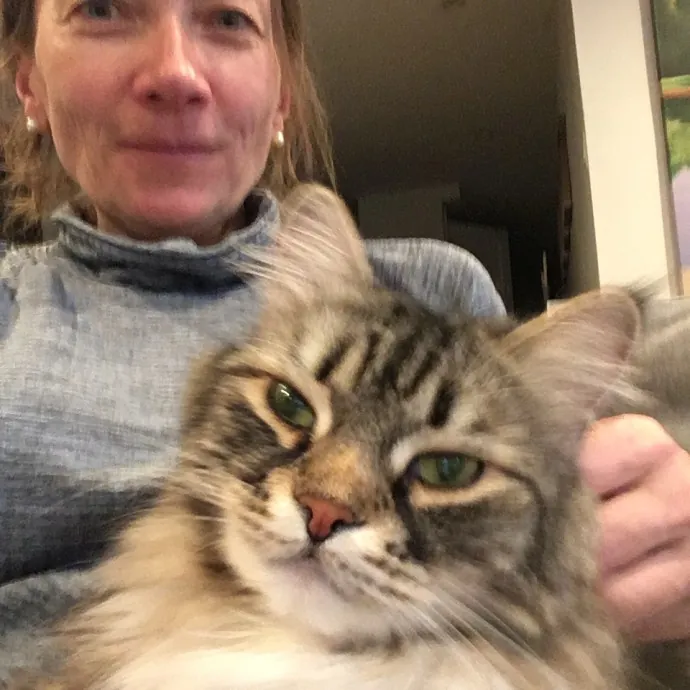 Calm And Reliable Cat Lady