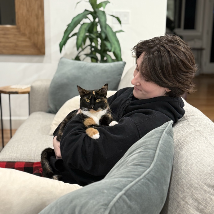 Cat Loving College Student