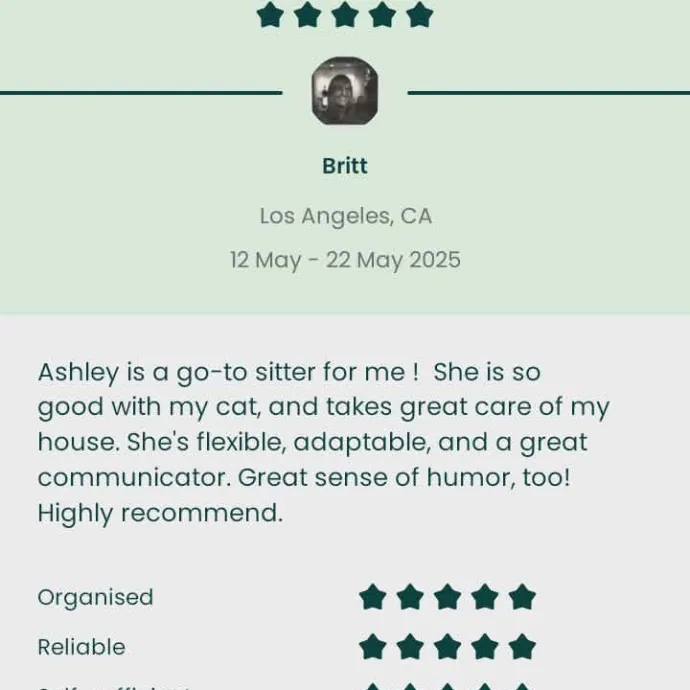 Reliable Solo Female Cat Lover