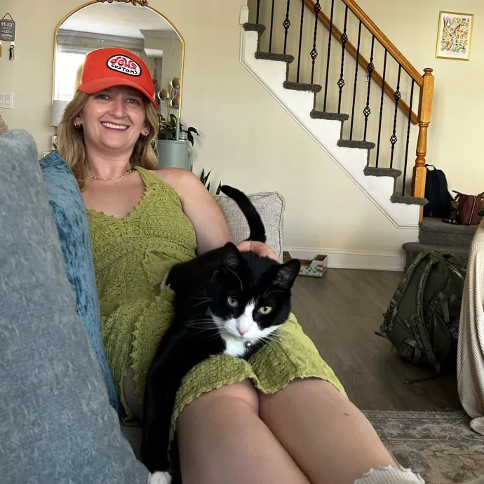 La Cat Mom Ready To Watch Your Babies