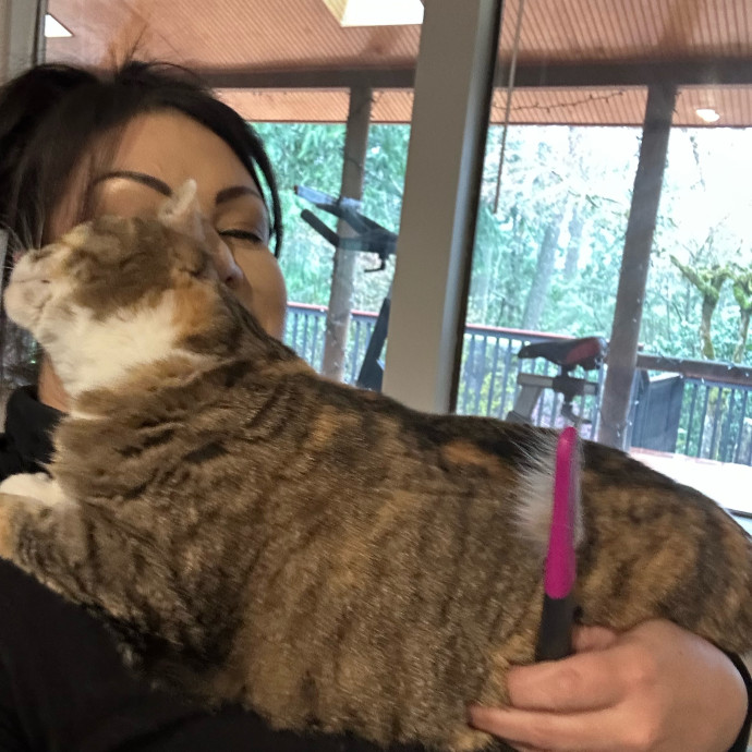 Ady The Cat Sitting Lady