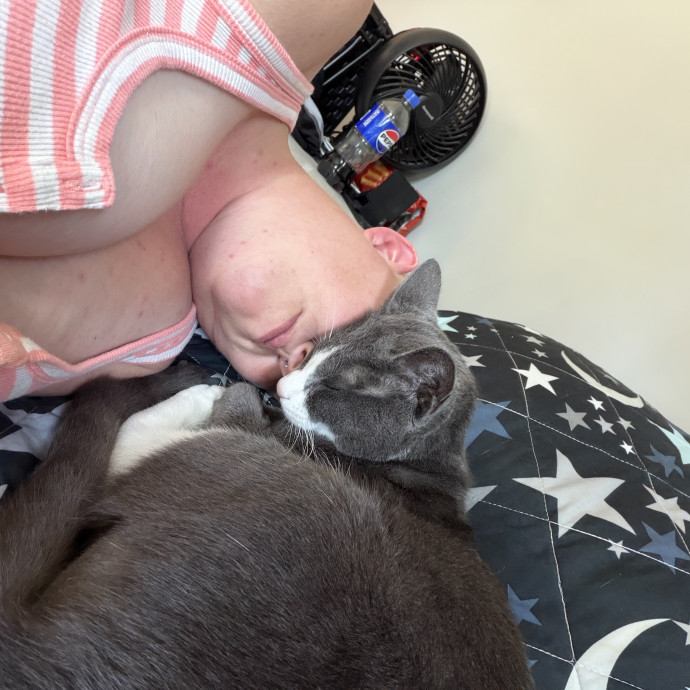 Loving Cat Mom Amber
