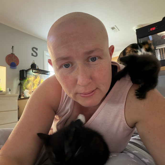 Loving Cat Mom Amber