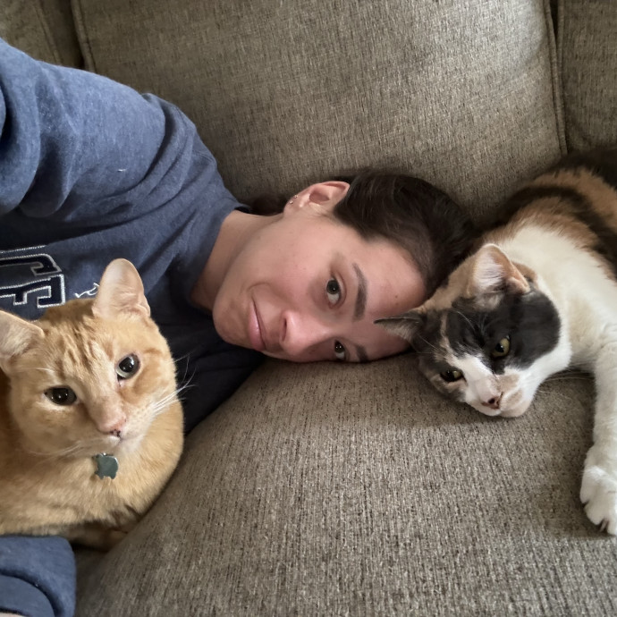 Confident Caring Cat Aficionado