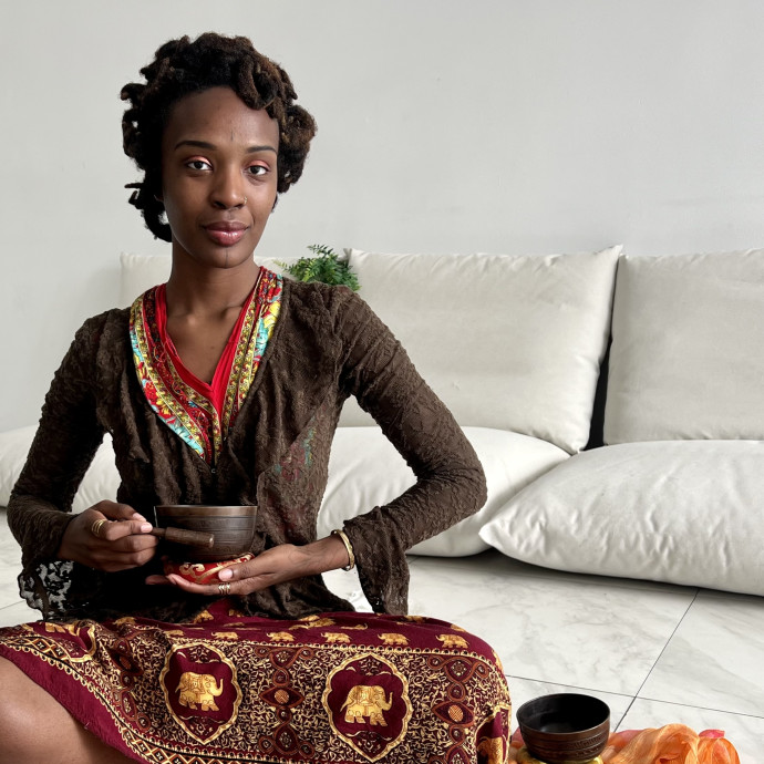 Nurturing Cat Sitter  Sound Healer