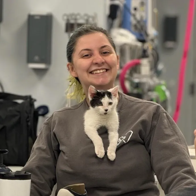 Cat Mom And Veterinary Technician