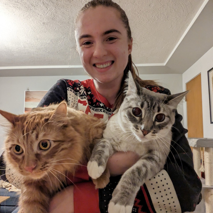 Calm Caring Cat Obsessed Sitter