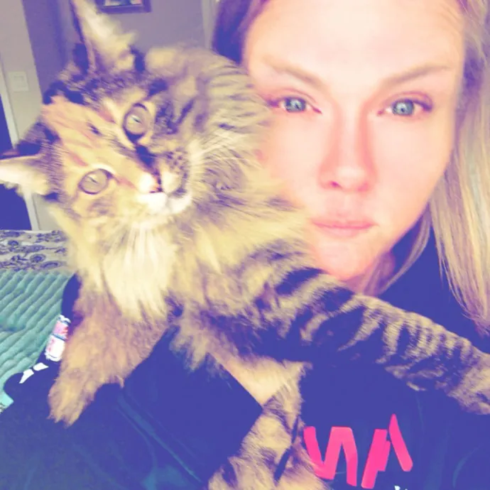 Loving Cat Mom