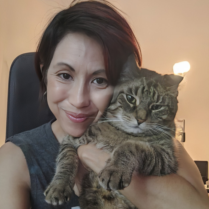 A Whisker And A Paw Cat Sitting