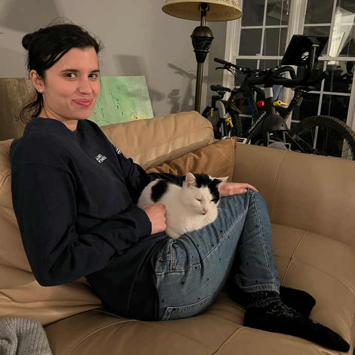 Madison And Her 6 Rescue Cats