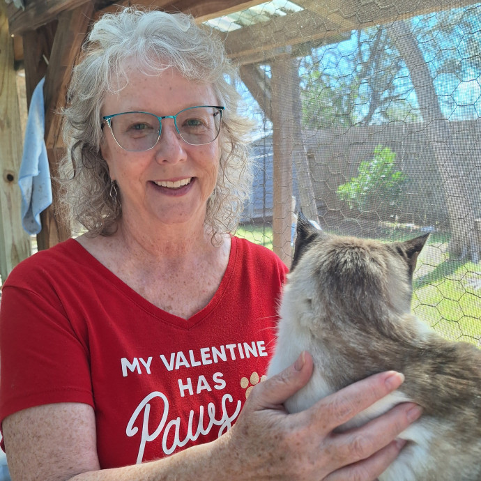 Caring Senior Lady To Love Your Cats
