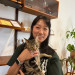 Calm And Friendly Cat Owner And Lover