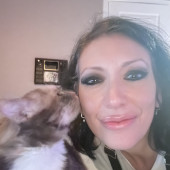 Fun Loving Playful Cat Lady