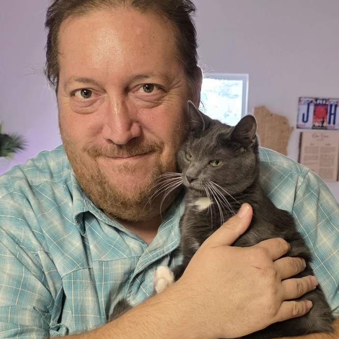 Loving And Caring Cat Dad