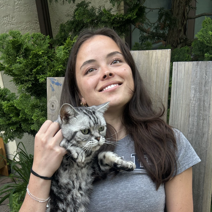 Cat Lover Offering Attentive Care