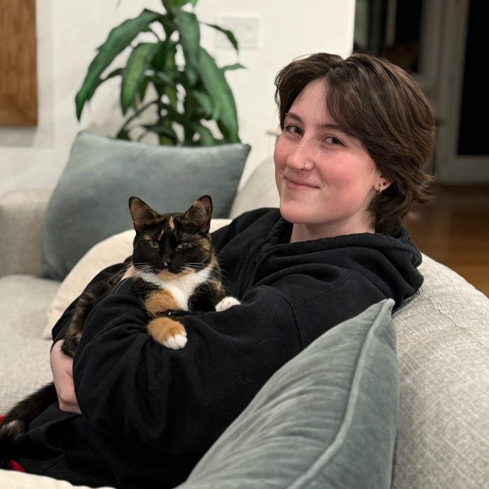 Cat Loving College Student