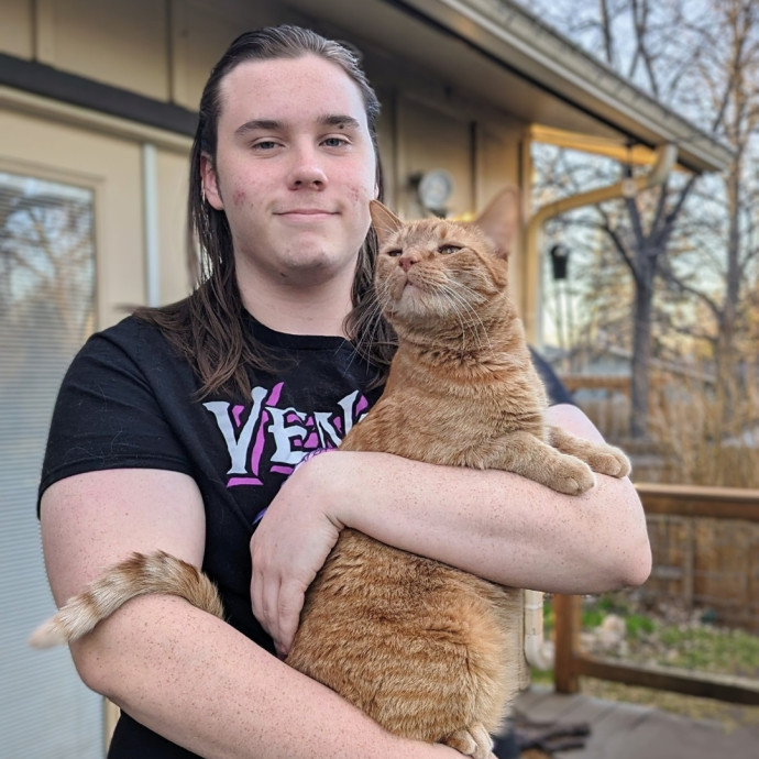 Calm Cat Sitter Who's Seen It All