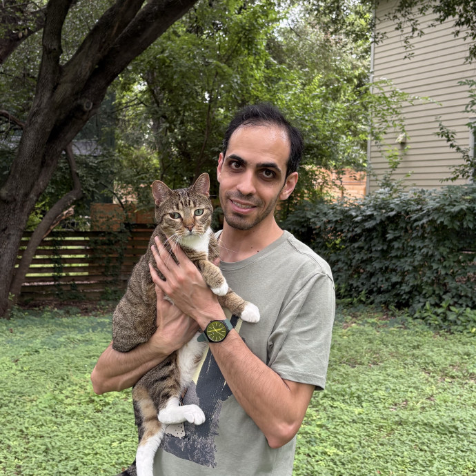 Cat Dad And Caring Sitter